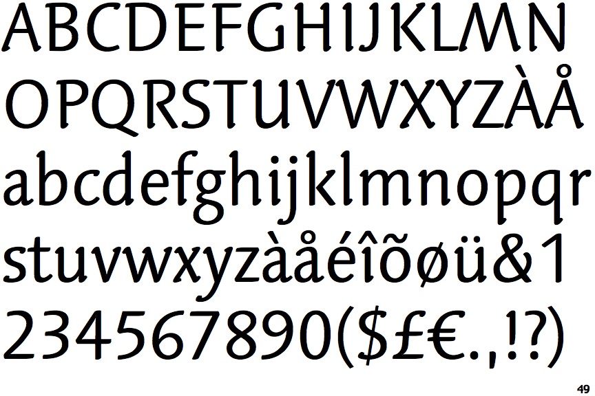 Linotype Syntax Letter
