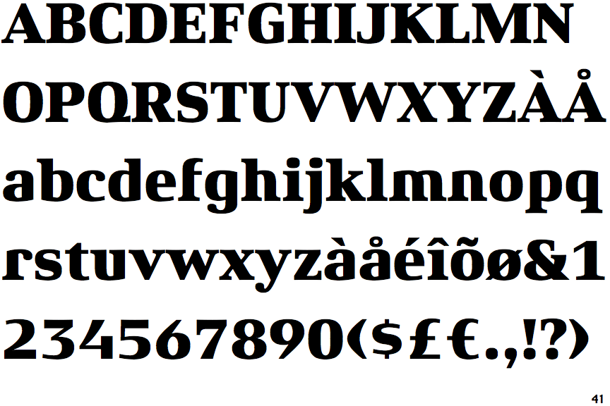 Xenois Serif Heavy