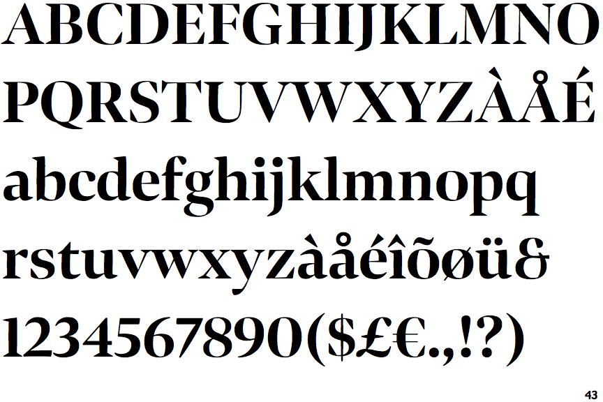 Identifont Bennet Banner Bold