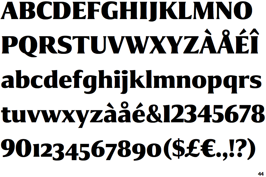 Collier Extra Condensed Bold