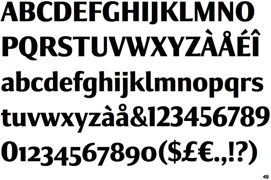 Collier Sans Compressed Bold