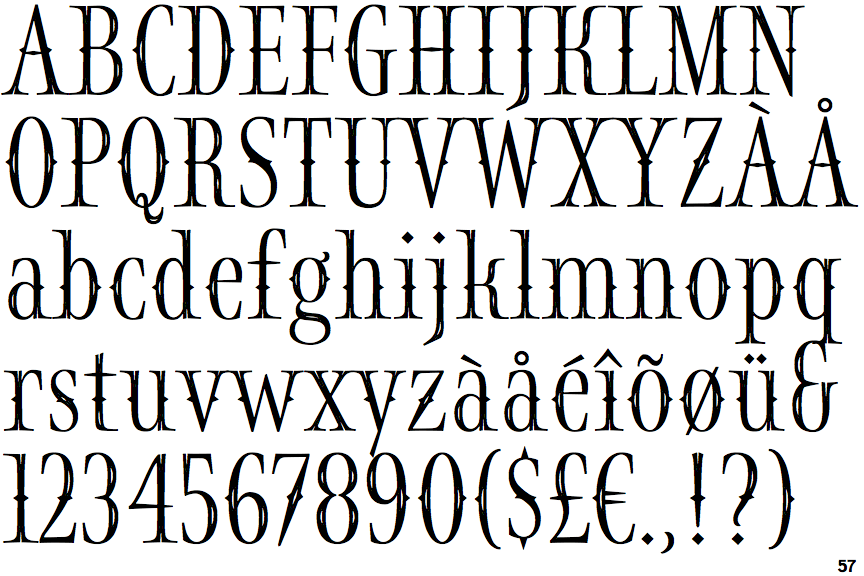 Identifont Nutcracker