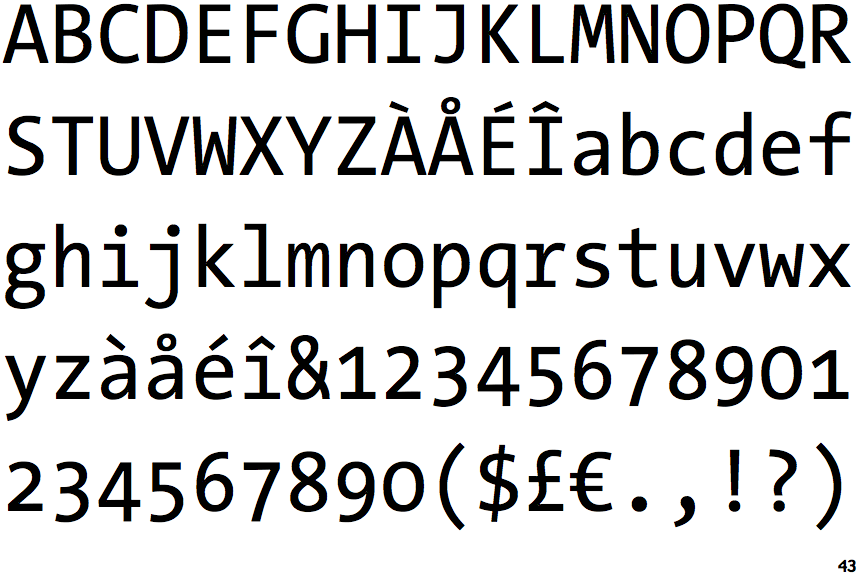 TheSans Mono Semi Condensed