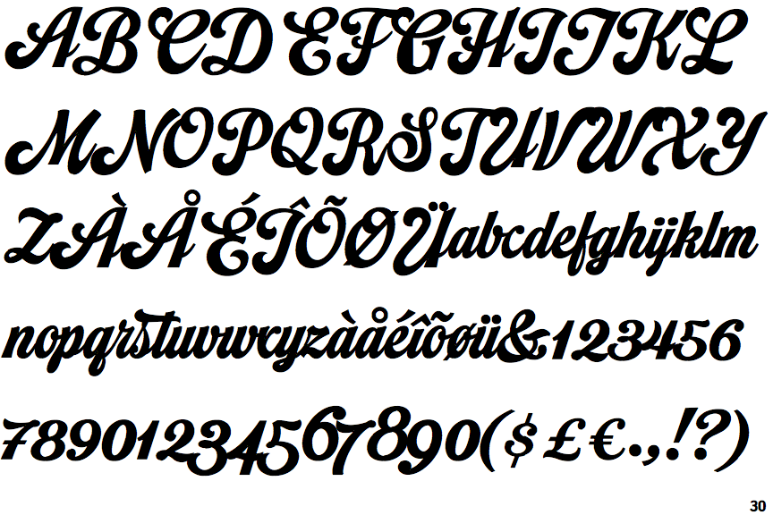 Alameda Script Bold