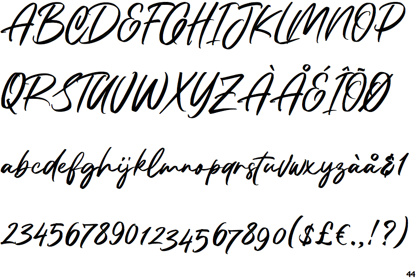 Bentron Calligraphic