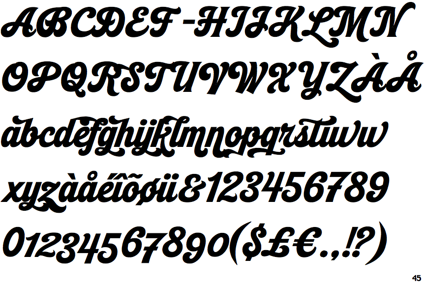 Newpitch Script Swash