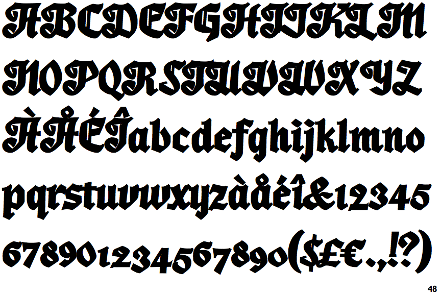Wardshus Calligraphy Bold Upright