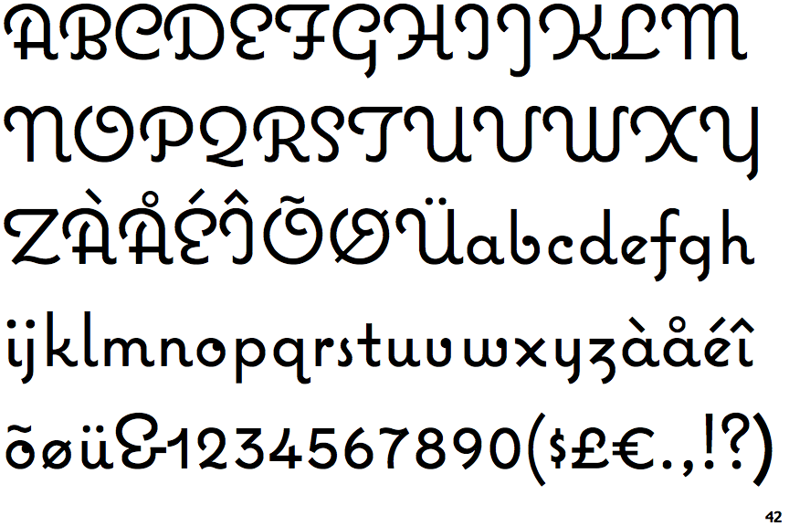 Mandevilla Bold Font