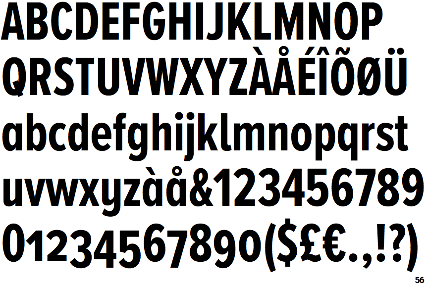 Proxima Nova Alternate Extra Condensed Bold