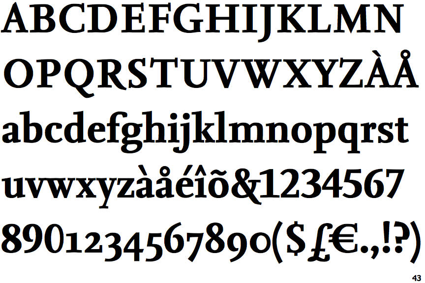 Nexus Serif Bold