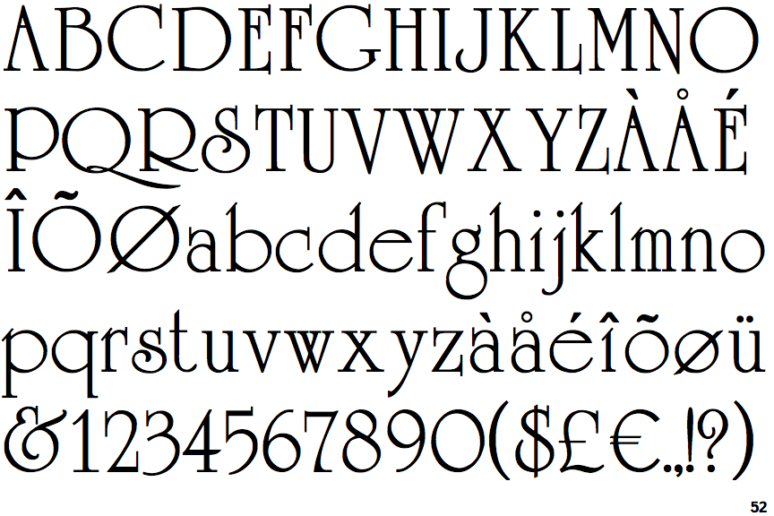 celtic font in word