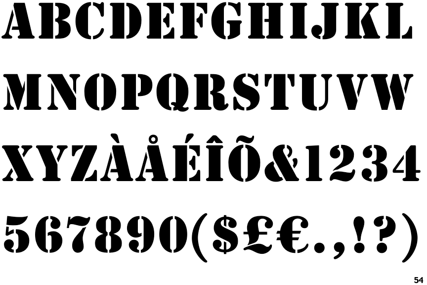 Stencil (Mecanorma)