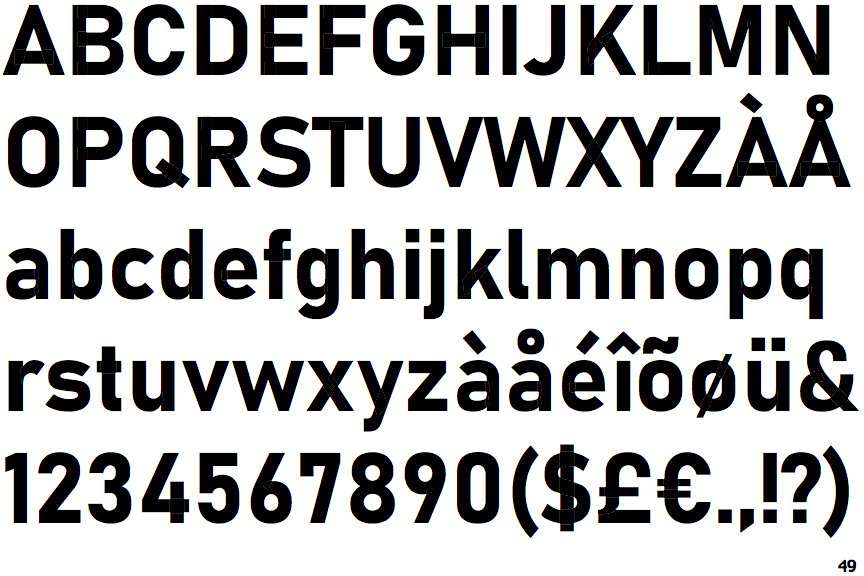 Bahnschrift Bold Font