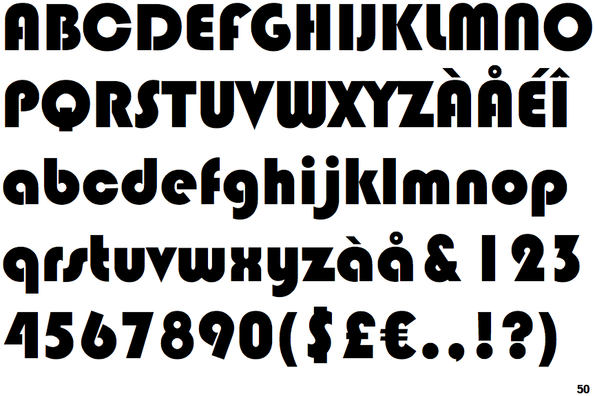 Identifont Bauhaus 93