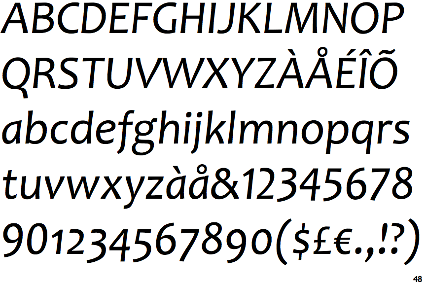 Candara Italic