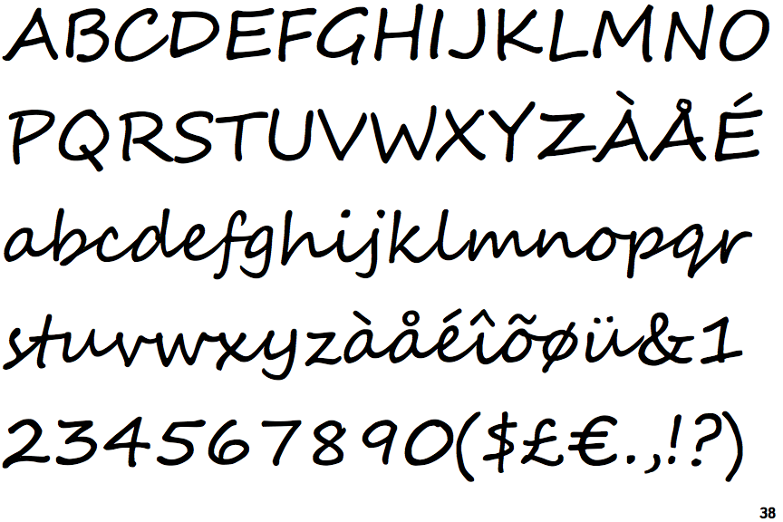 Identifont Segoe Script