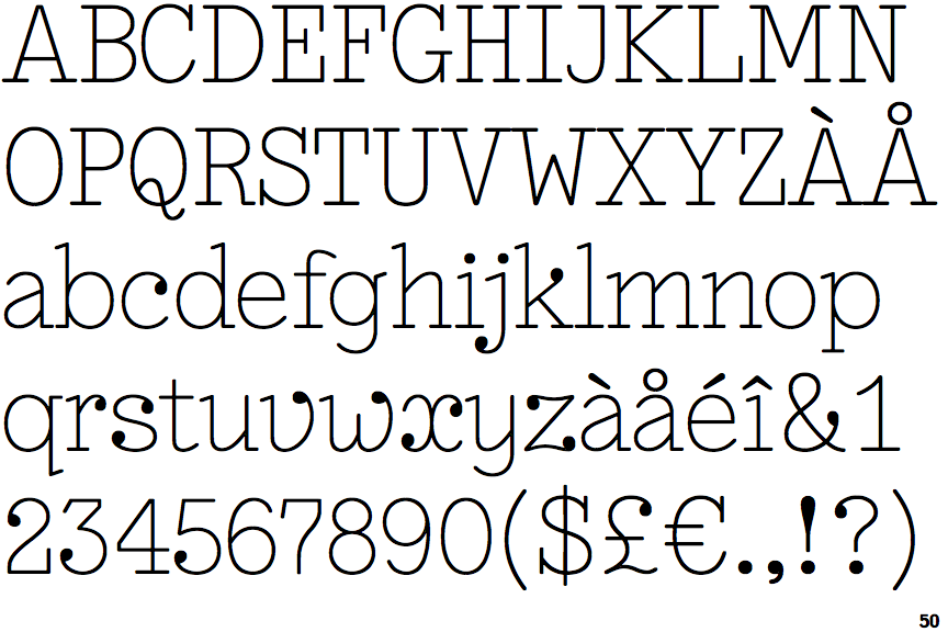Lacrima Serif Thin