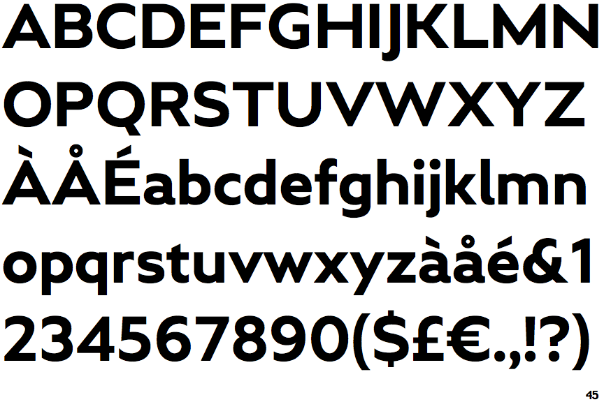 Identifont Greenwich Bold