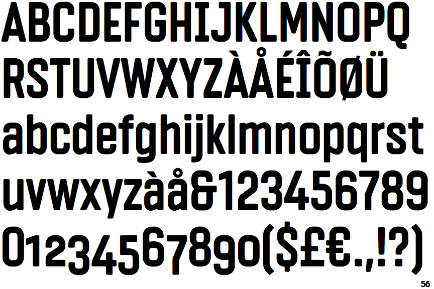 Ff din condensed black free font menspump