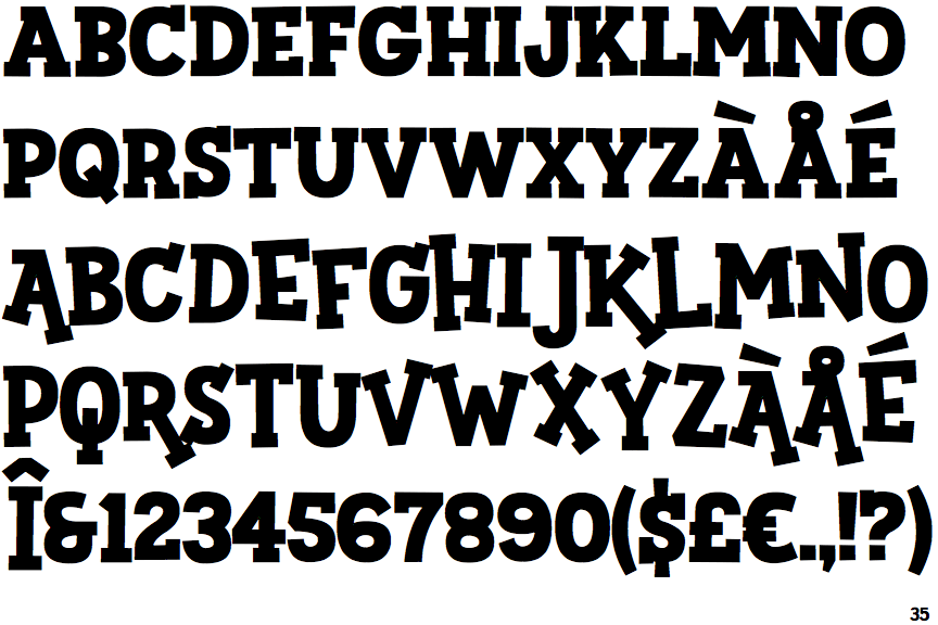 Identifont Sportsball Slab