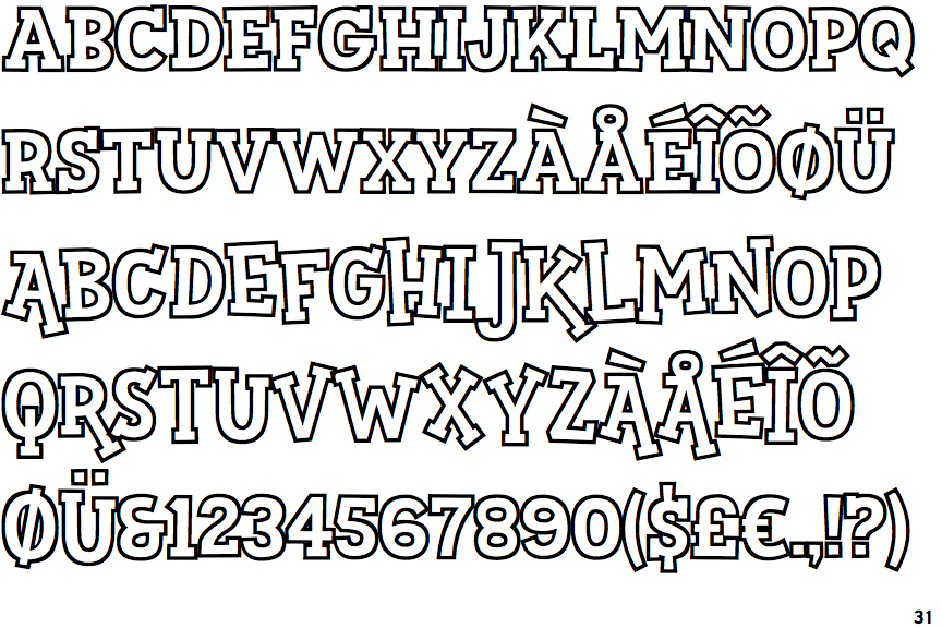 Identifont Sportsball Slab Hollow