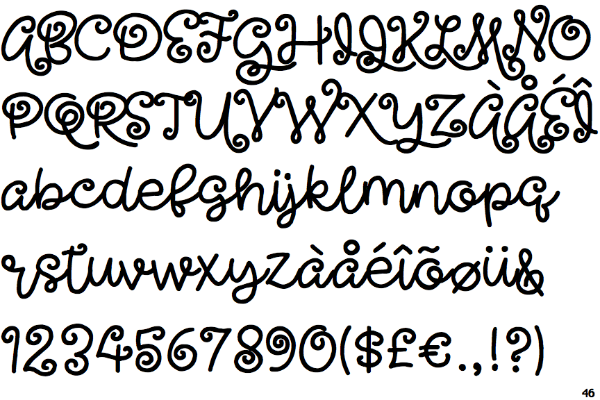 pizzicato font pizzicato font
