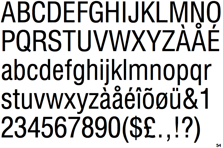 zebra cg triumvirate font