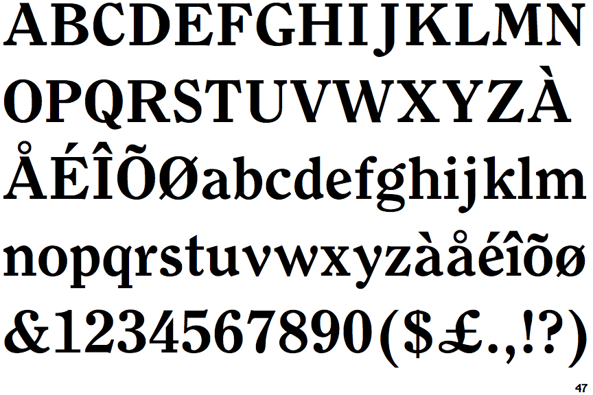 Monotype Clearface Bold
