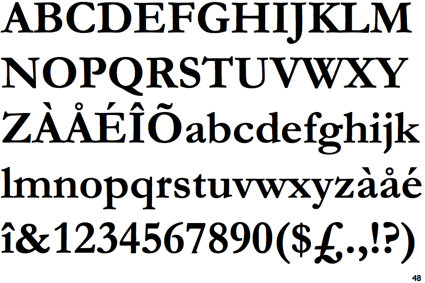 Monotype Garamond Bold