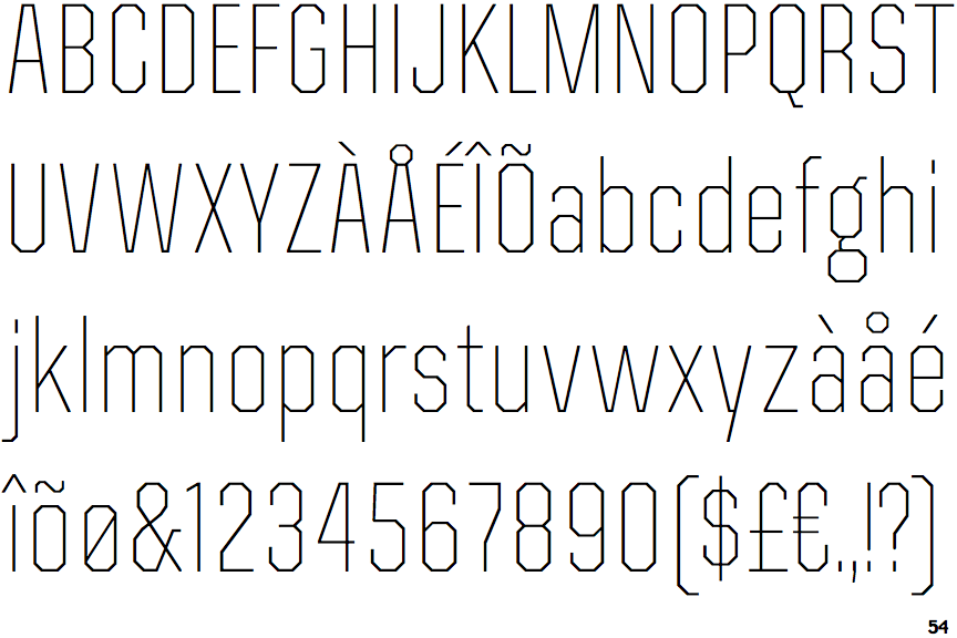 Kairos Sans Condensed Thin