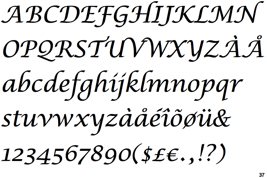 monotype corsiva type fonts