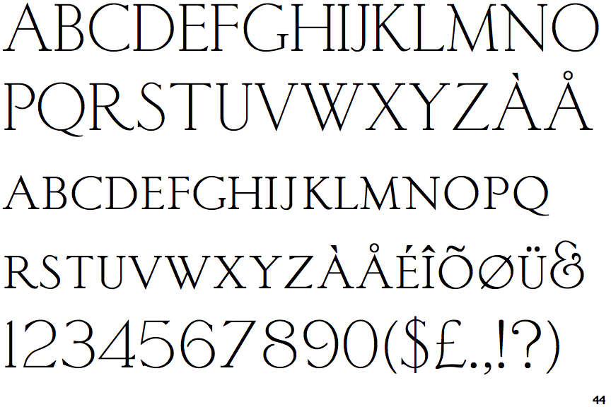 Sackers Gothic Light Font