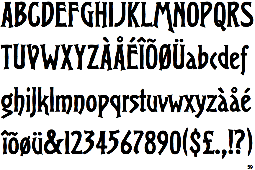 Identifont - Old English (Monotype)