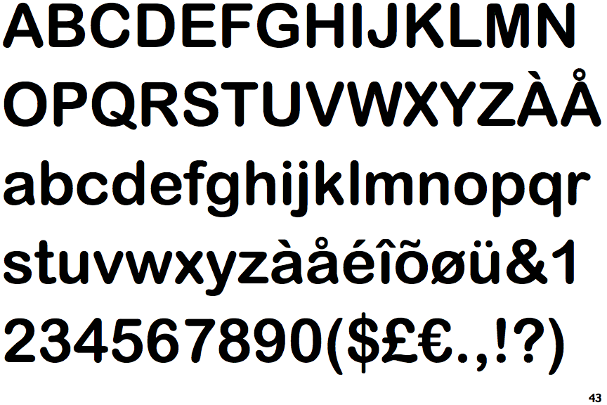 Arial Rounded Bold