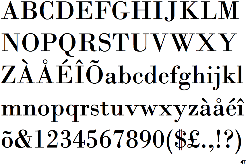 Monotype Bodoni