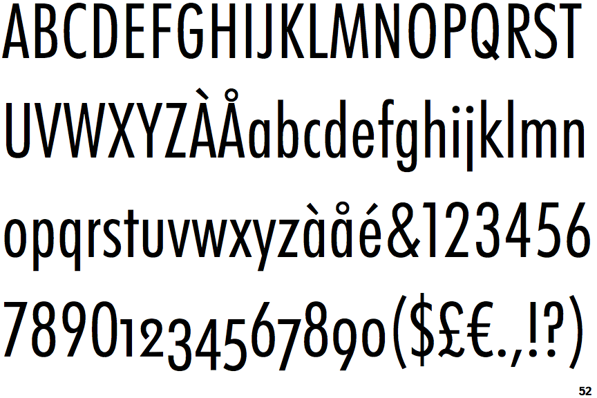 Futura Now Text Condensed