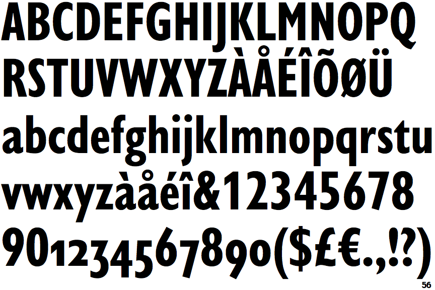 Gill Sans Nova Condensed Bold