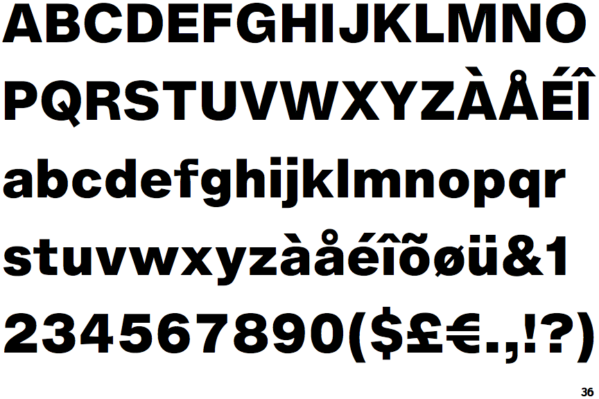 Helvetica Now Micro Extra Bold