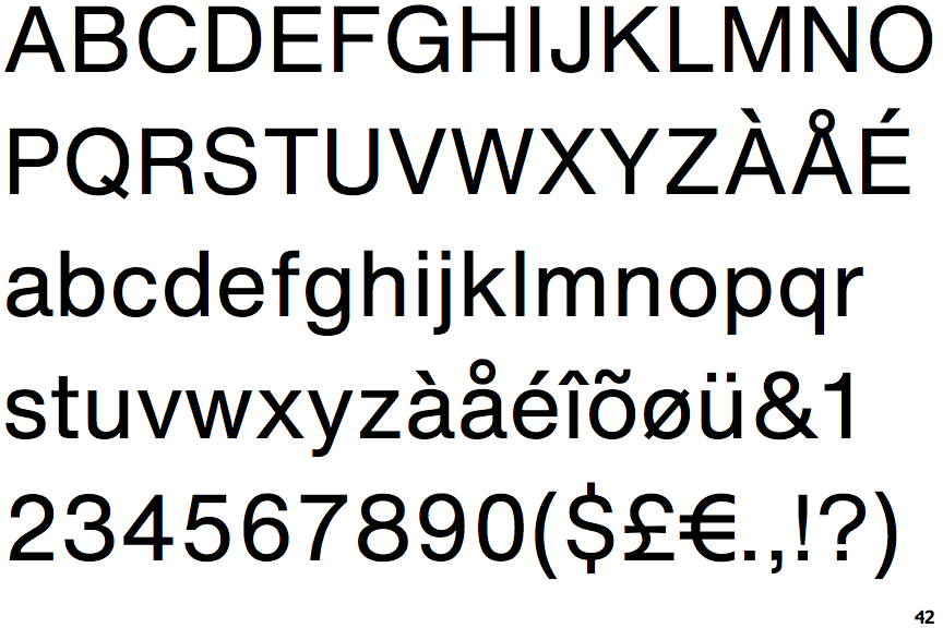 Helvetica Now Text