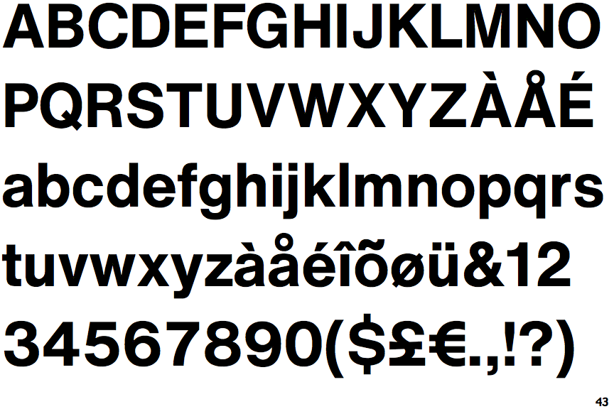 Helvetica Now Text Bold