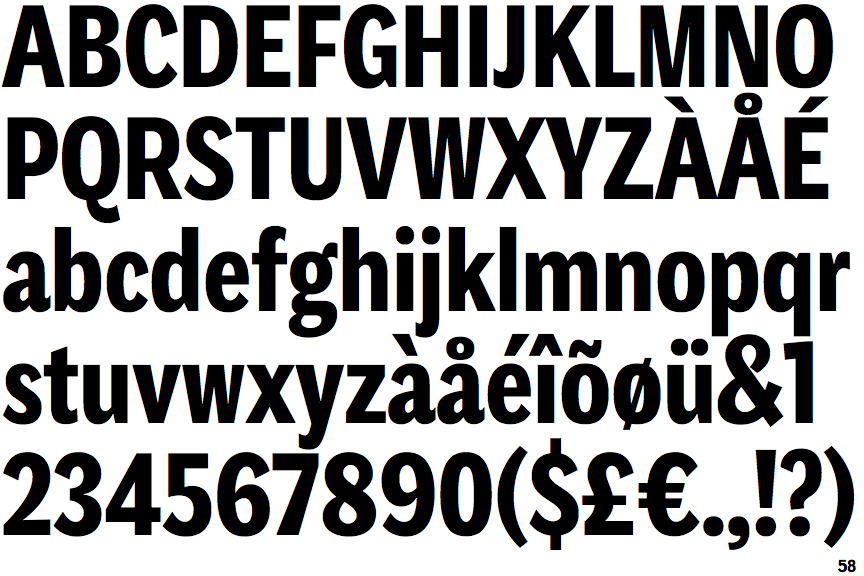 Malden Sans Condensed Bold