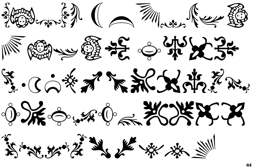 Identifont Rococo Ornaments One