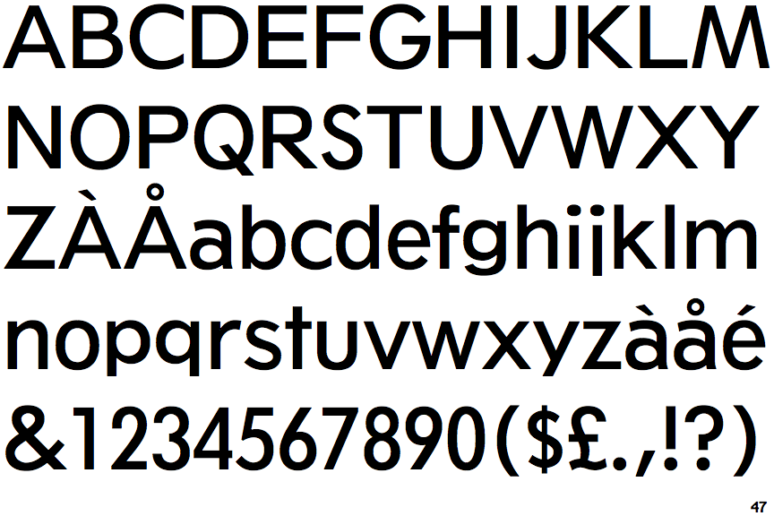 Identifont - Twentieth Century Classified