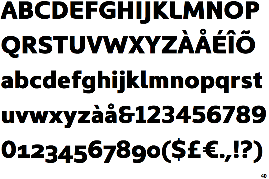 Identifont Kyrial Sans Black