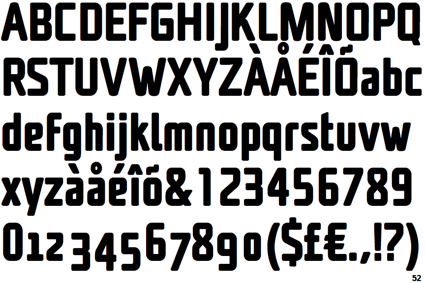 Unicod Sans Condensed Bold