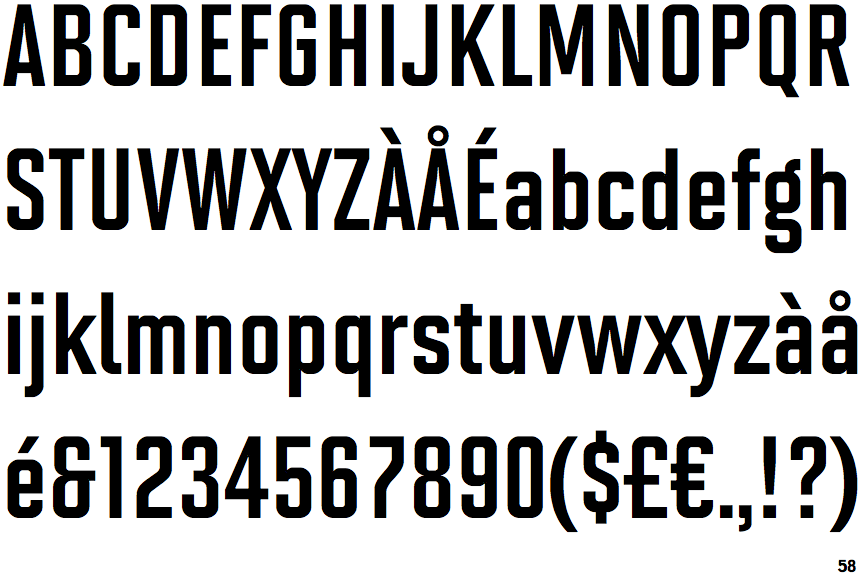 solano gothic bold font