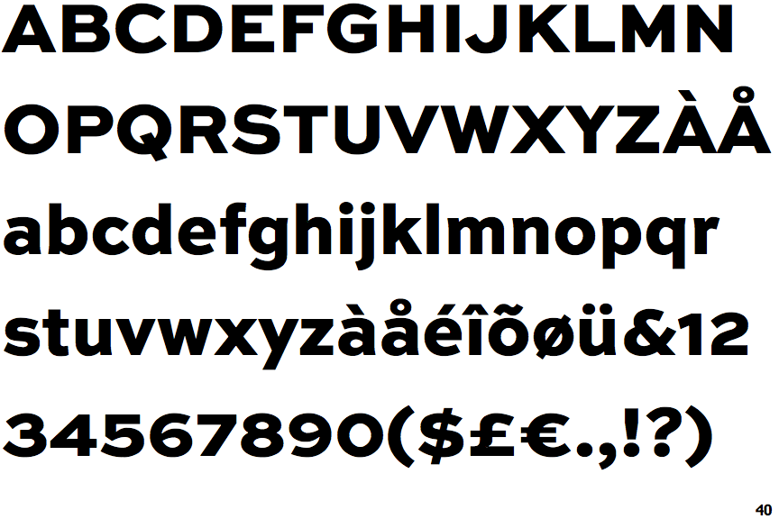 Identifont Sweet Sans Heavy