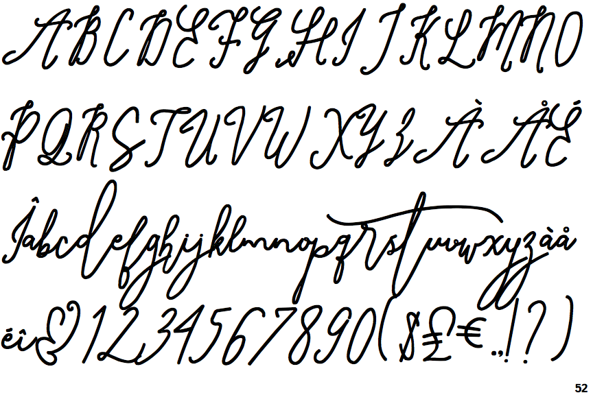 Signature Script Extra Bold