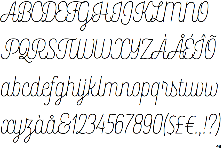 Rockeby Script Light