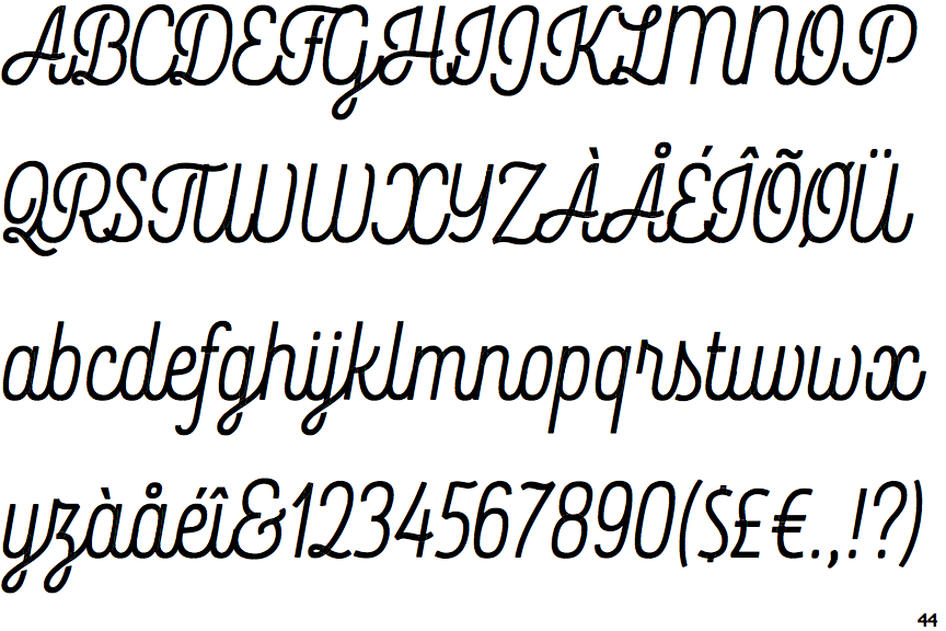 Rockeby Script Stencil Bold